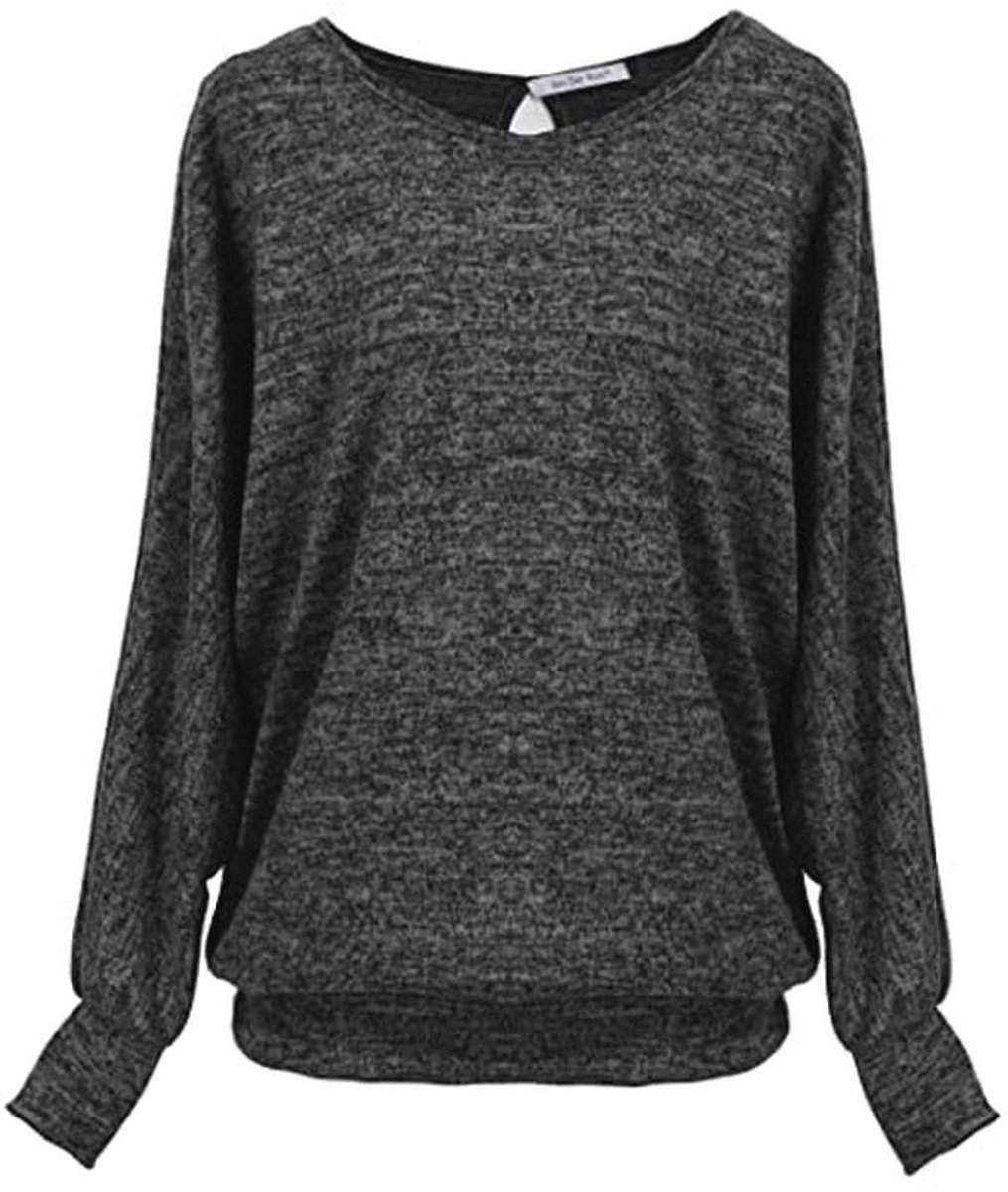 Dames T-shirt met open rug - Made in Italy