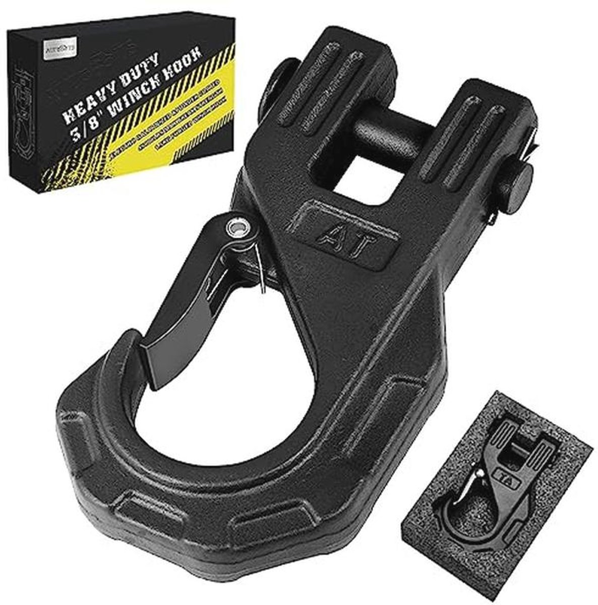 Heavy Duty 3/8" Lierhaak - Max 20 Ton - Gesmeed Staal - ATV / UTV Accessoire