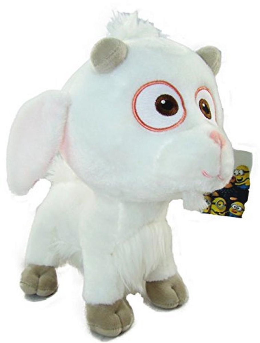 Pluche Toy Uni Geit 28 cm - Wit Haar