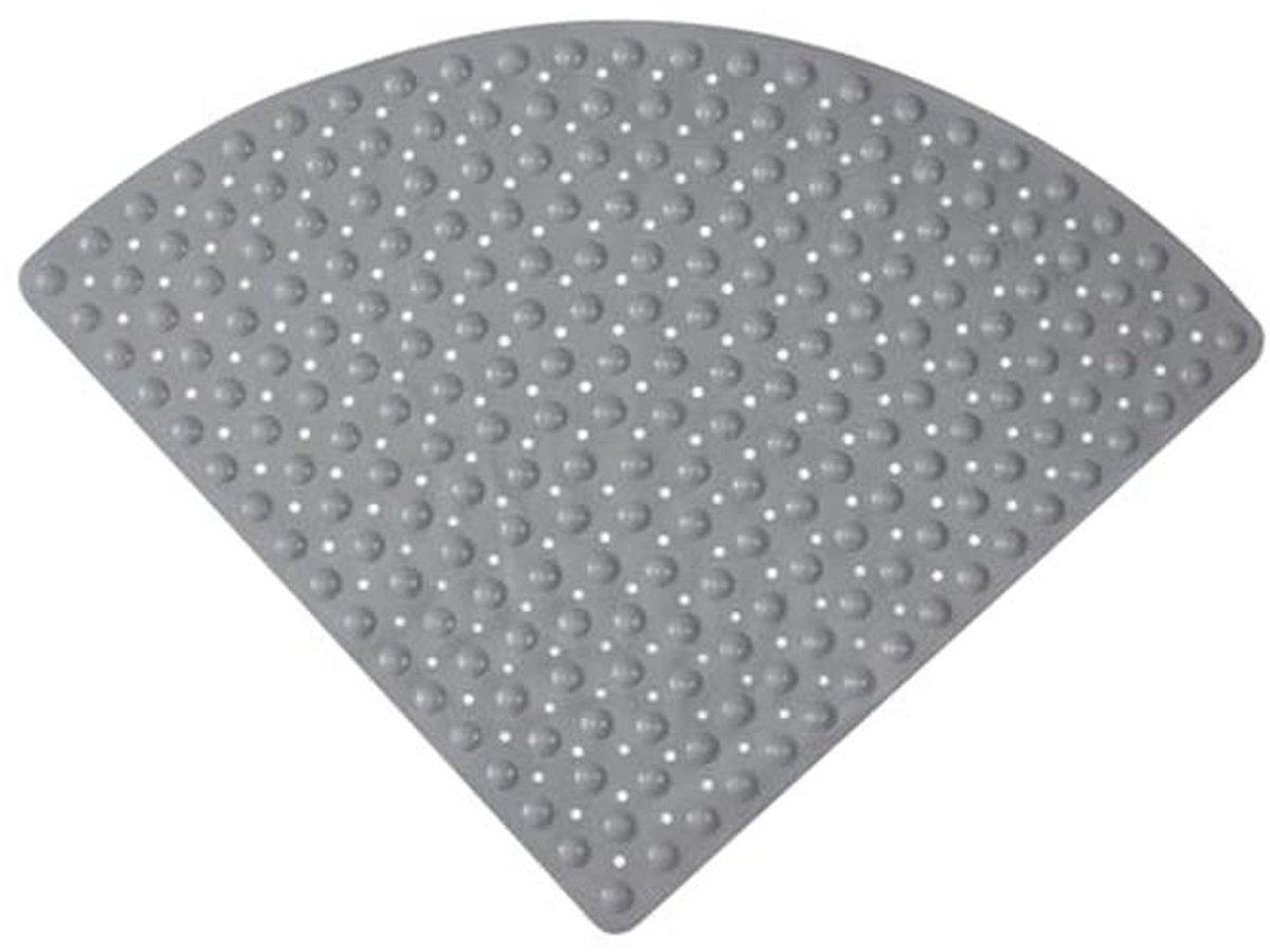 Hoekdouchemat 51 x 50 cm - Antislip, Sneldrogend, Machinewasbaar, Douchecabine Mat voor Ba