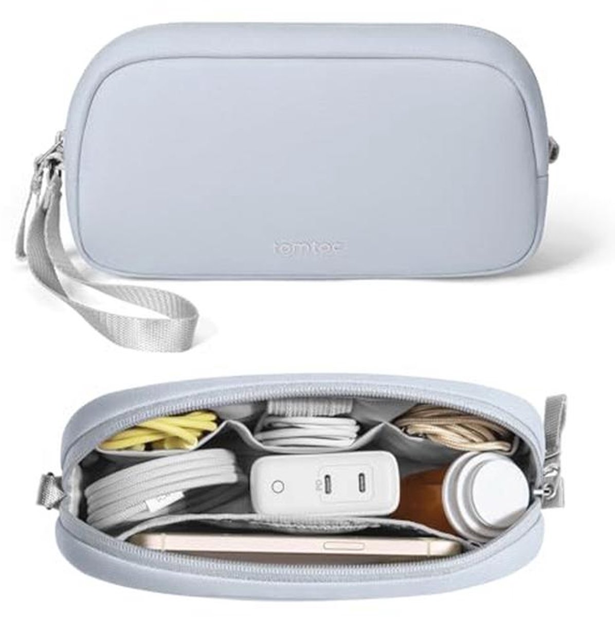 Waterbestendige Elektronica Organizer - Travel Case voor Kabels, Telefoon, Airpods en Accessoires