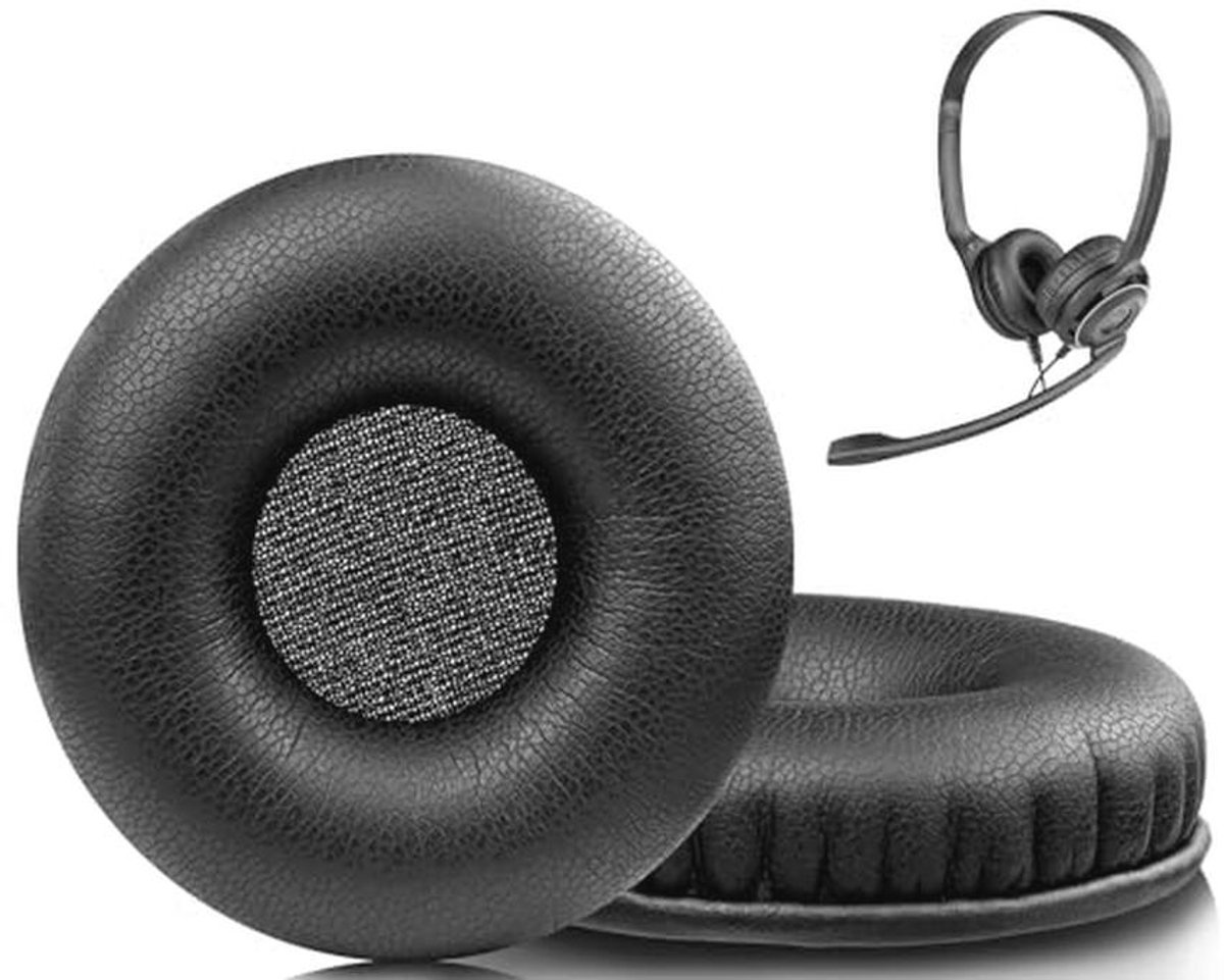 50mm Oorkussens Vervanging voor Headsets - Zwart
