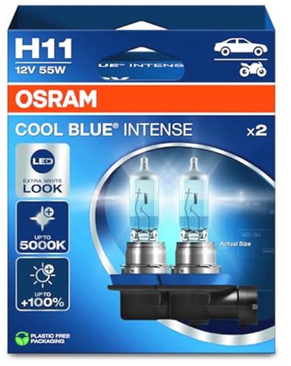 Helder H11 Halogeenkoplamp met 100% Meer Helderheid en LED-Look