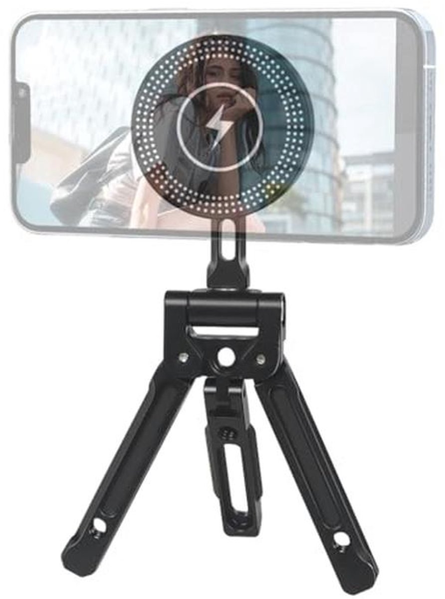 Magnetisch zaktelefoonstatief voor DSLR en spiegelloze camera's – compact en veelzijdig