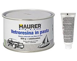 Glasvezel Plamuurmassa 500 ml met Verharder voor Auto en Boot Reparatie