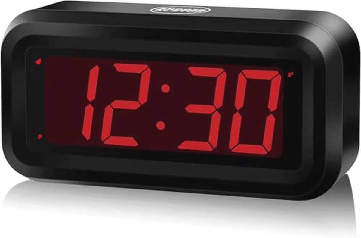 Digitale wekker met instelbare helderheid en snooze-functie voor slaapkamer en kantoor