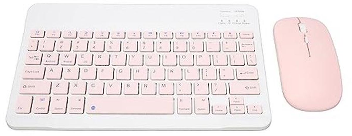 Draadloos Toetsenbord en Muis Set voor Tablet en Mobiele Telefoon - 10 Inch