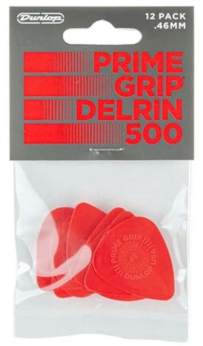 Prime Grip Delrin Plectrums 0.46 mm - Spelerspakket van 12