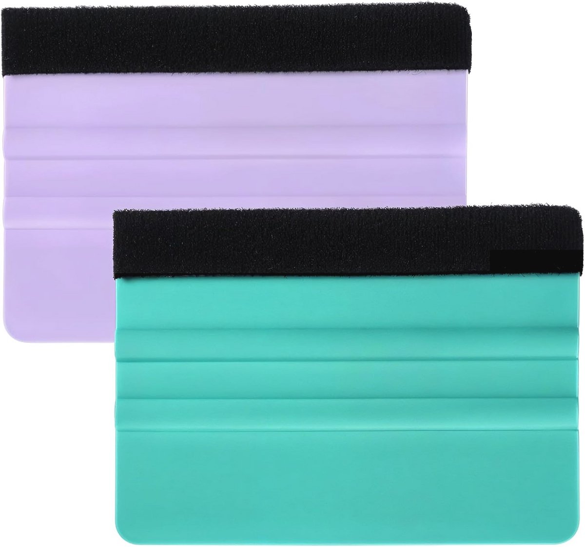 Dubbelzijdige Vilten Vinylrakel - 2 Stuks, 10 cm, Auto en Behang Gereedschap