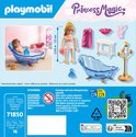 Playmobil prinsessenbad met prinses, accessoires, papegaai en badkuip.