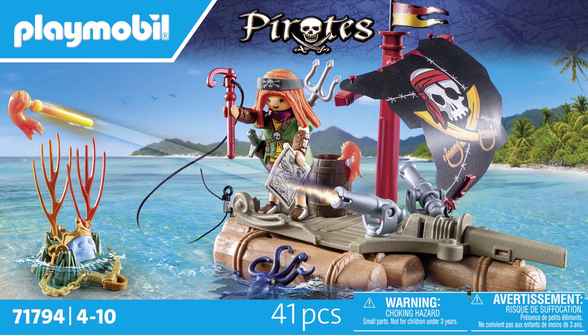 PLAYMOBIL Pirates Piratenvlot met schat 71794 — afbeelding 10