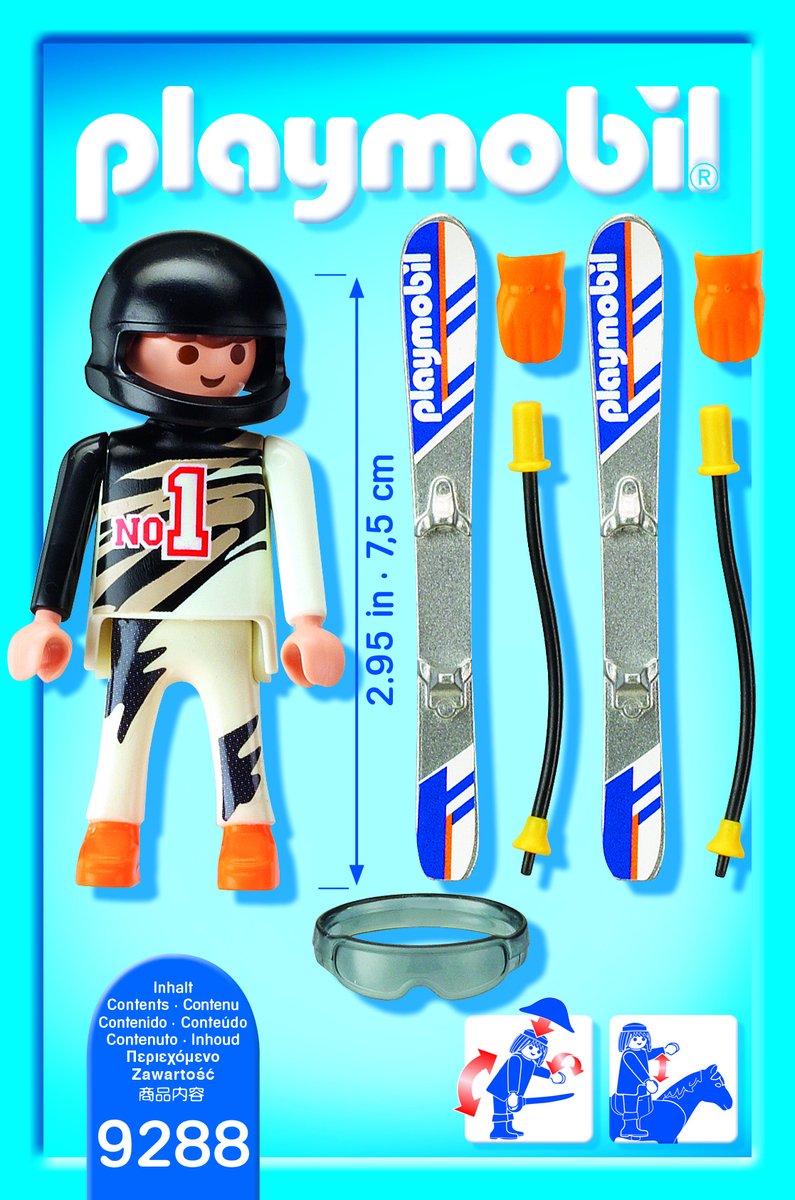 PLAYMOBIL Skiër - 9288 | bol