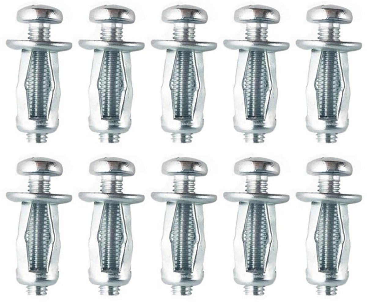 Bevestigingsankers voor holle ruimtes - M4 x 20 - Set van 10 metaal