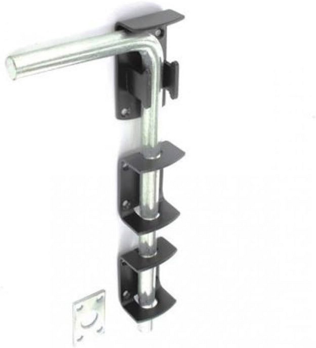 Garagedeurbout Zwart 300mm - Perfect voor Schuur, Poort en Deur