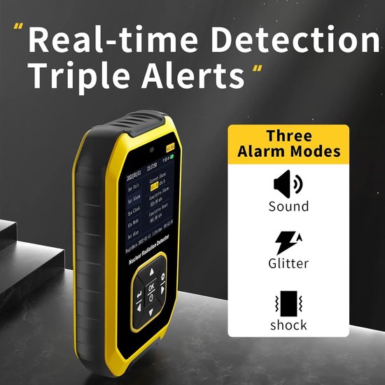 Geigerteller, ET925 Nuclear Radiation Detector, draagbare digitale