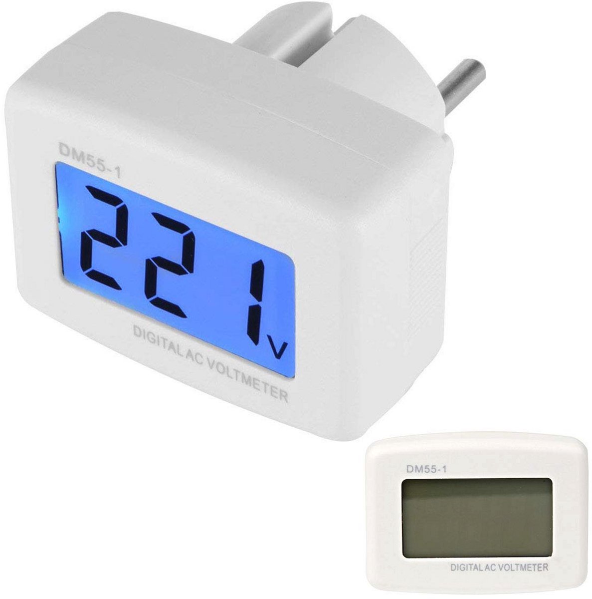 Digitale LCD-voltmeter AC 80-300V - Voltage Meter Tester EU Stekker