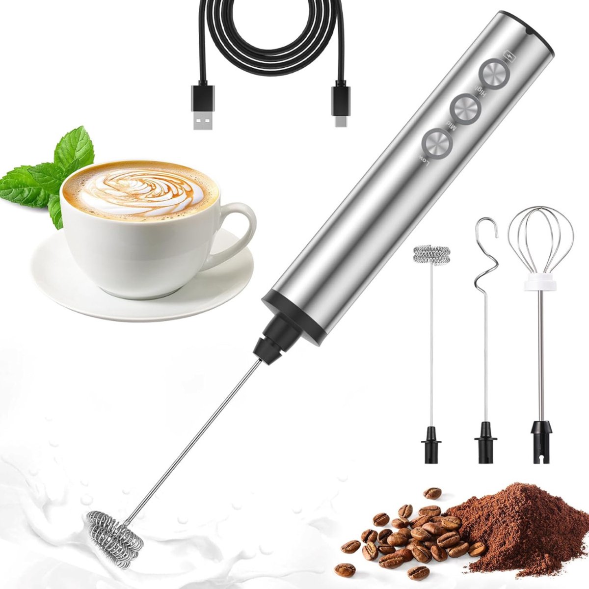 Melkschuimer Elektrisch - Melkopschuimer Handmatig - Barista
