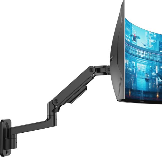 Monitormuurbeugel voor 17-32 inch - extra lange enkele wandgemonteerde