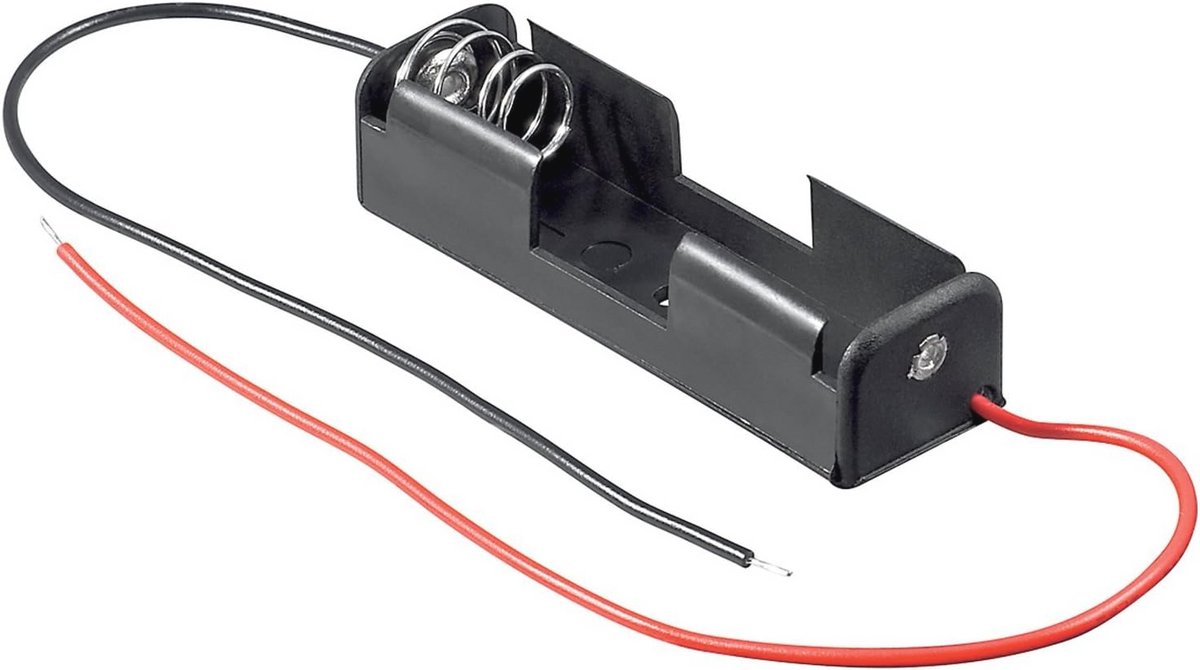 Batterijhouder 10 stuks AA met Aansluitkabel
