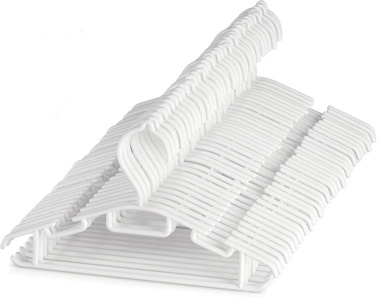 Kinderkleerhangers 60 stuks - 30 cm kunststof kledinghangers voor kinderen