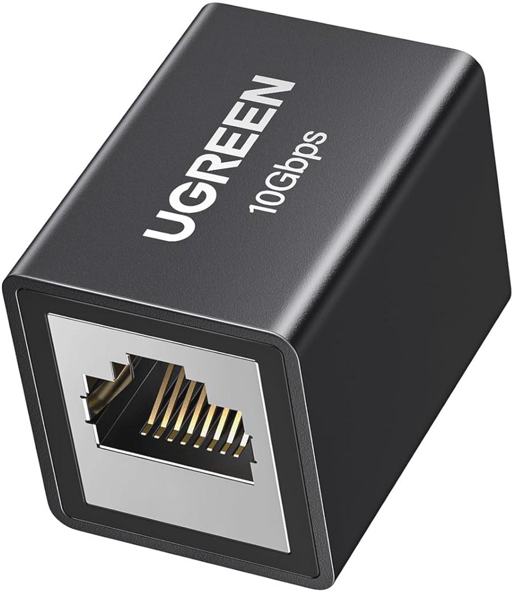 Lan Kabel Koppeling RJ45 10 Gigabit Ethernet Netwerk Koppeling Cat7/Cat6/Cat5e/Cat5 Zwart