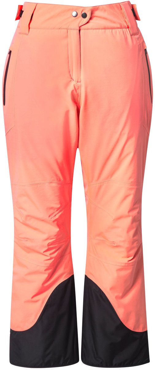 Ulla Popken - Dames - HYPRAR functionele broek waterdicht klittenband ski broek - Neonroze - Maat 46