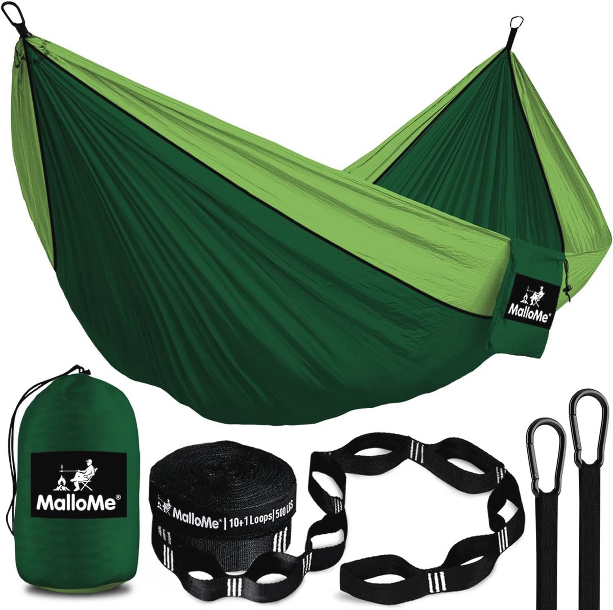 Hangmat voor Buiten - Tweepersoons en Eenpersoons Draagbare Hangmat voor Camping, Kinderen en Volwassenen