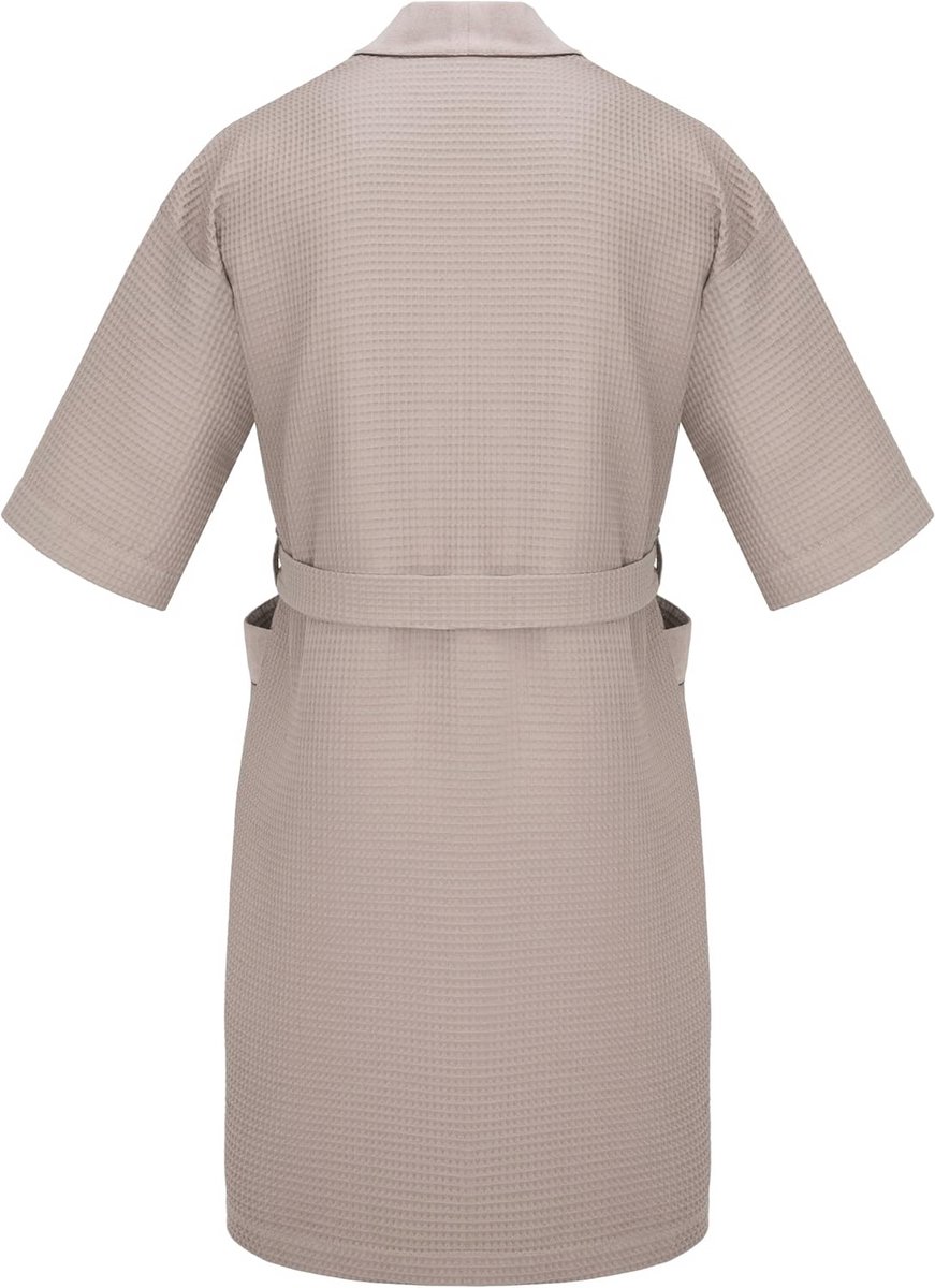 Heren Kimono Badjas van Katoen - Wafelpiqué
