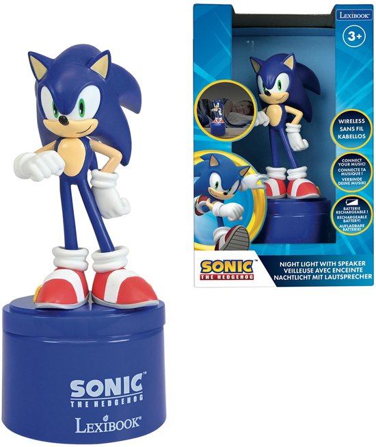 Sonic nachtlampje bluetooth speaker van Merkloos — afbeelding 3