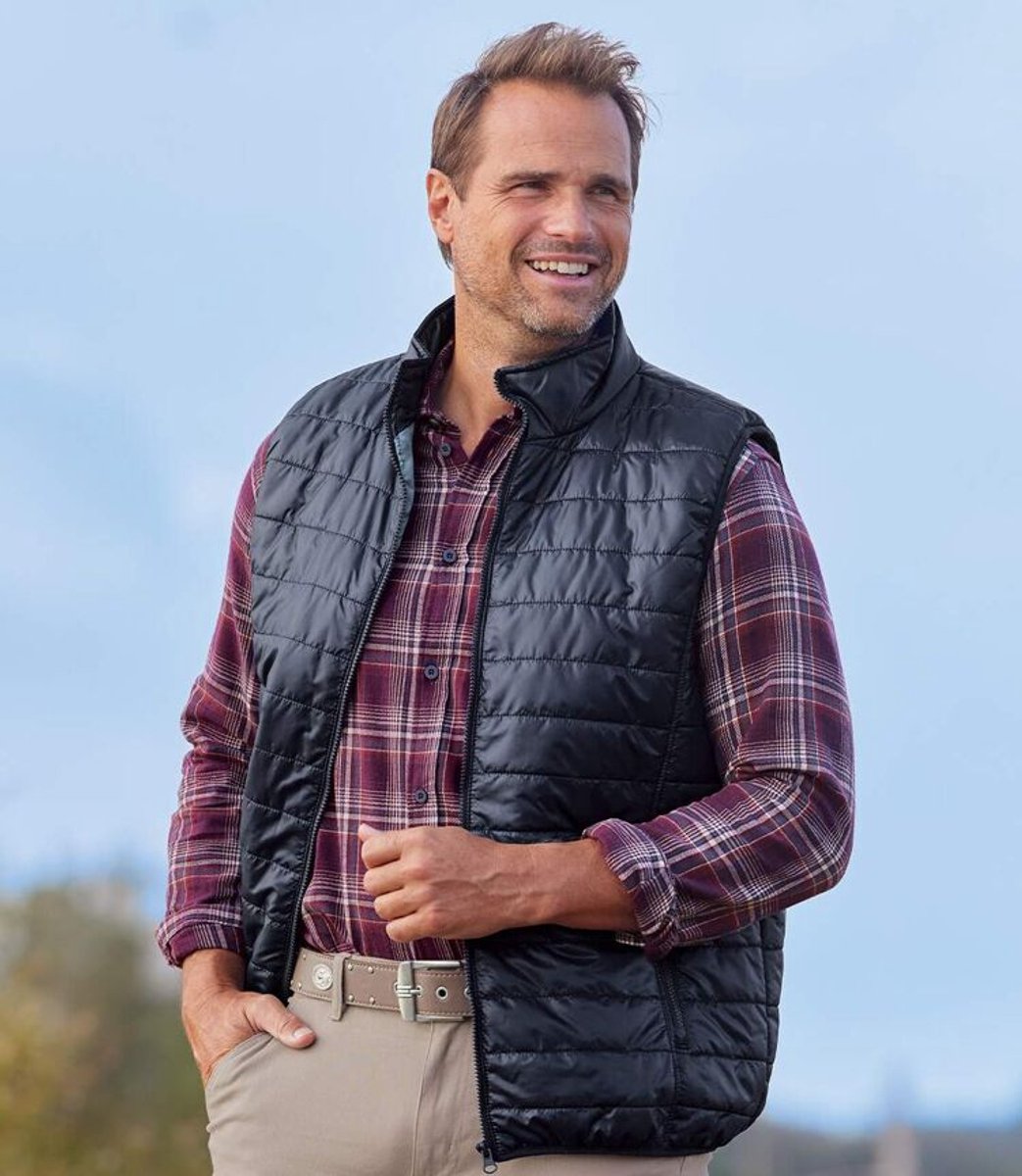 ATLAS FOR MEN - Lichtgewicht bodywarmer - Heren - Verkrijgbaar in grote maten - L