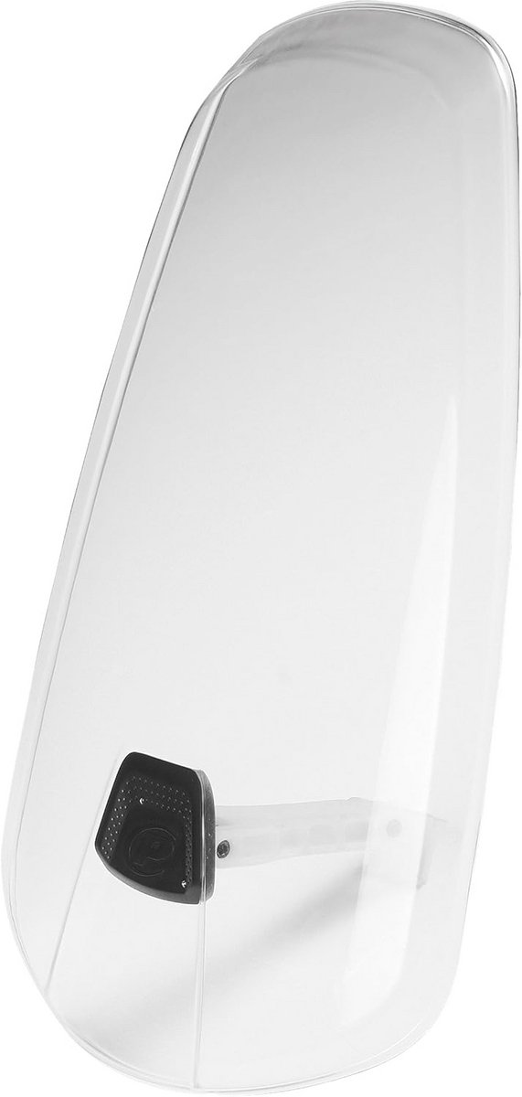 POLISPORT 8631600001 - Dome screen with attachment to bicycle handlebar from Ø21 to 28 mm for better protection of the child in bad weather conditions in color Transparent