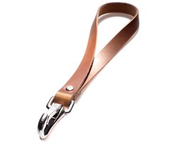 ELBERCRAFT® Sleutelhanger leer puur zonder logo sleutelkoord