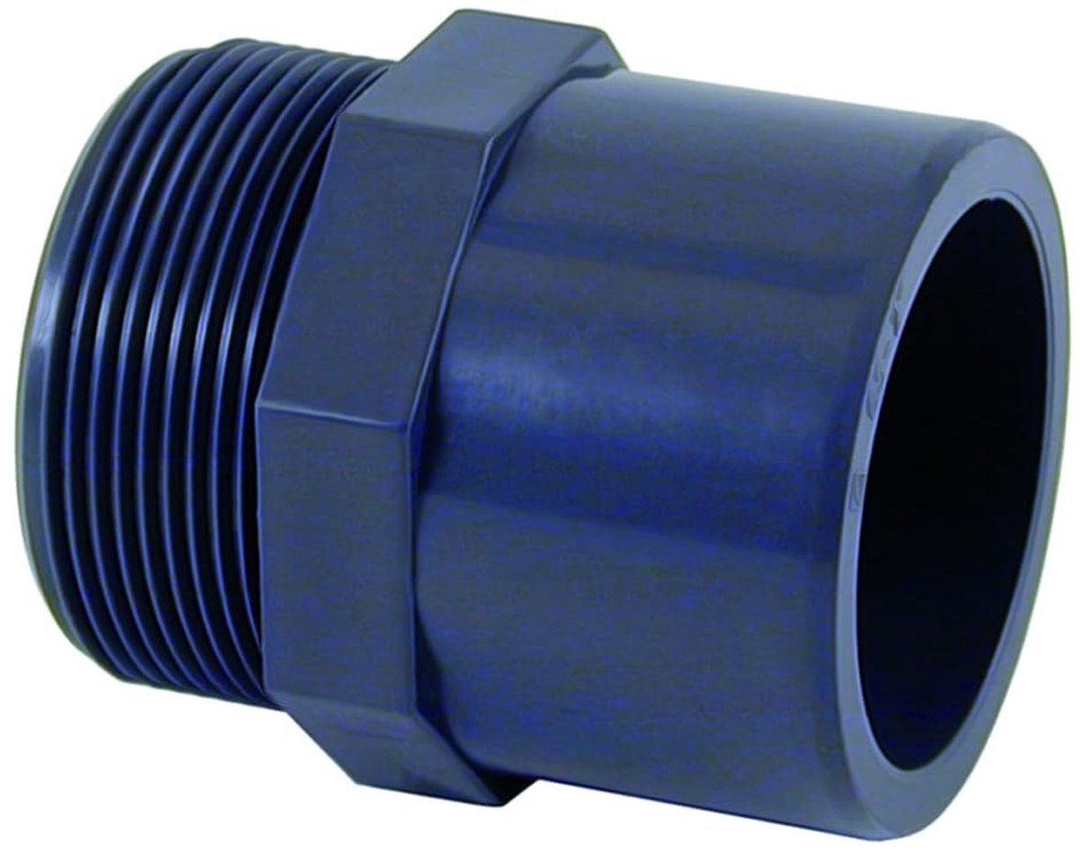 Cepex PVC puntstuk 50/63 x 2 buitendraad