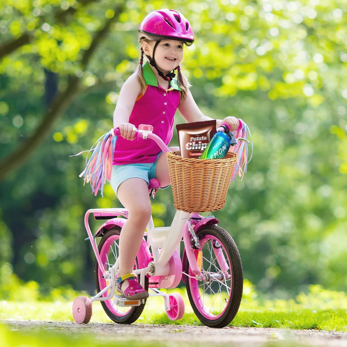 Fietsmand voor Kinderen – Waterdichte Stuurmand van Natuurlijk Bamboe voor Meisjes en Jongens