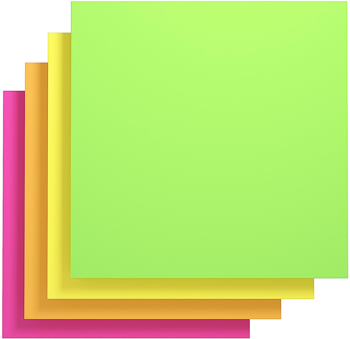 IMPERATORIS® Plakbriefjes - Sticky notes - Memoblaadjes - Index Tabs - Zelfklevend - Ideaal voor Planningsherinneringen, Kantoor, Thuis, School - 4 Stuks - 4 Kleuren