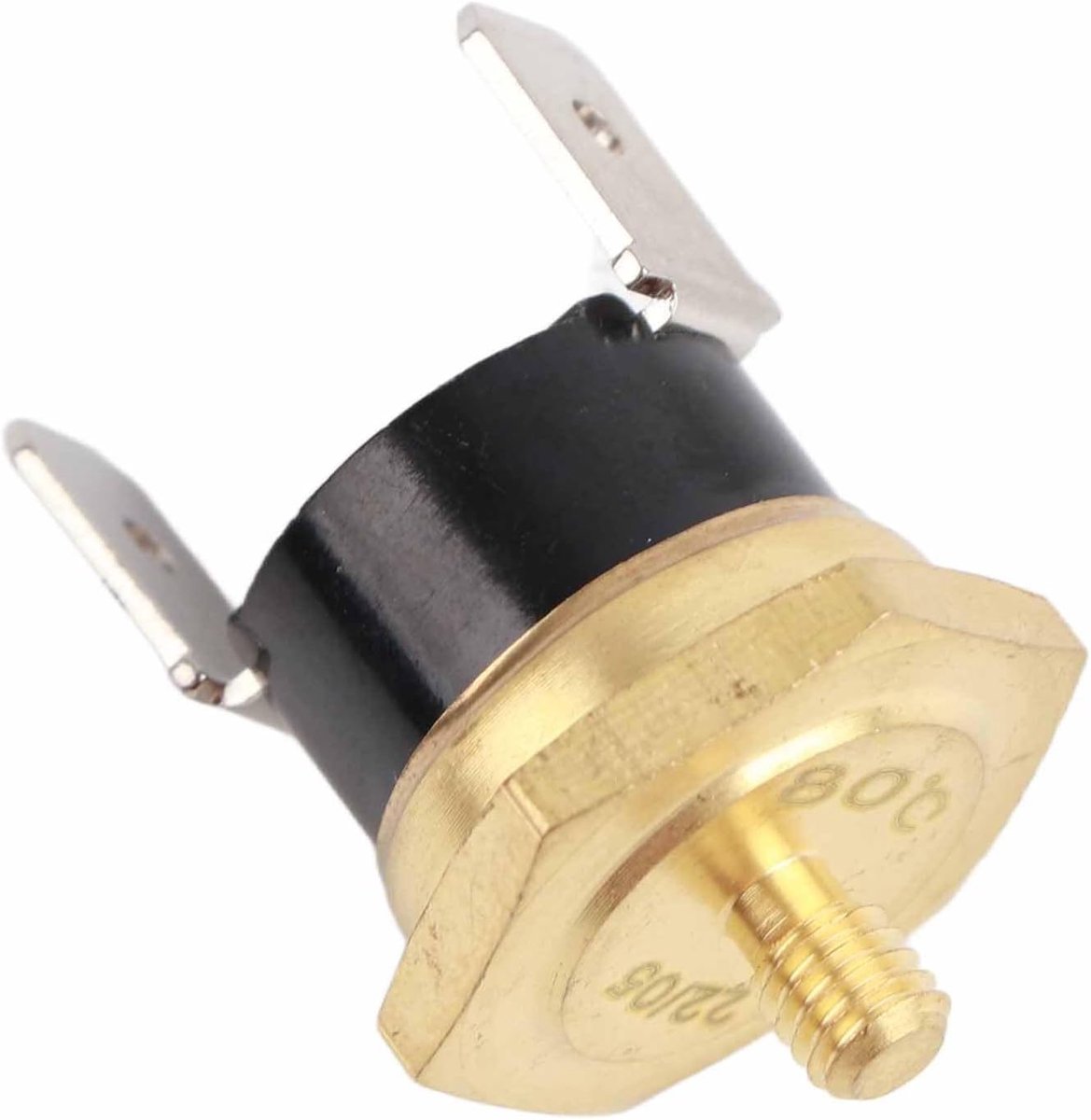 Ksd301 Thermostat - Bimetallic Thermostat - Temperatuurcontroller - M4 - 250V - 5pcs - 80°C