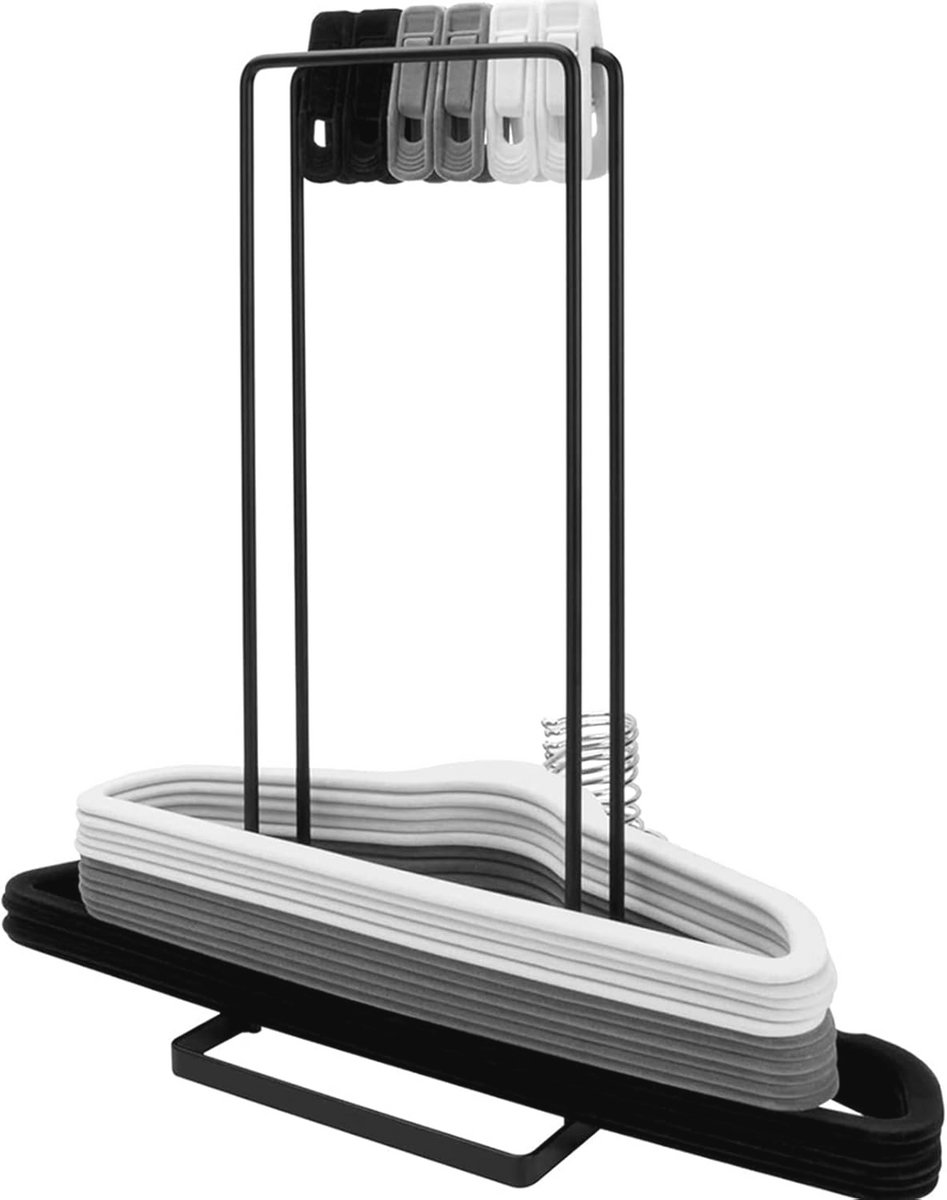 Kleerhanger Organizer - Ruimtebesparende Metaalhouder voor Kledingkast