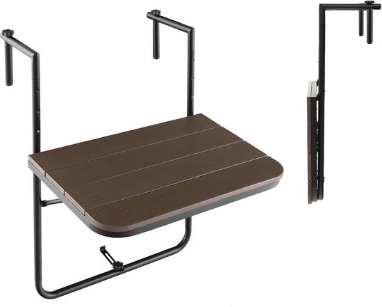 Witte tuintafel met houtlook HIER kopen Witte tuintafel met houtlook HIER kopen