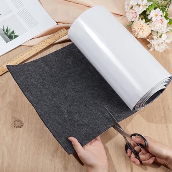 Viltmat 2,5 m x 300 mm - Zelfklevend - 5 mm Dikke Polyester Slaapmat voor Bootvloeren — afbeelding 2