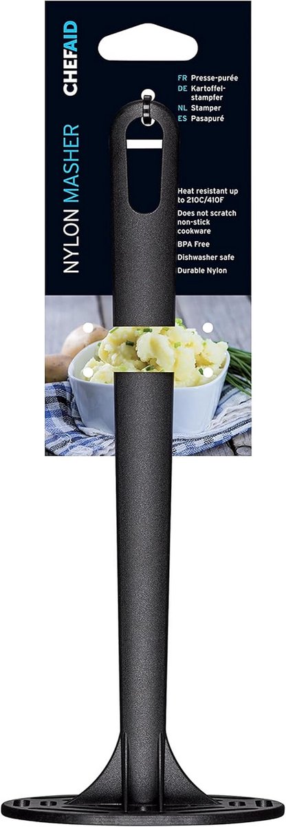 Nylon Aardappelstamper - BPA-vrij en Geschikt voor Anti-aanbakpan