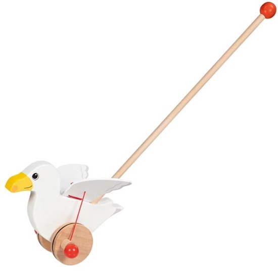 Goki Push-along seagull Jonas H= 19 cm van goki — afbeelding 3