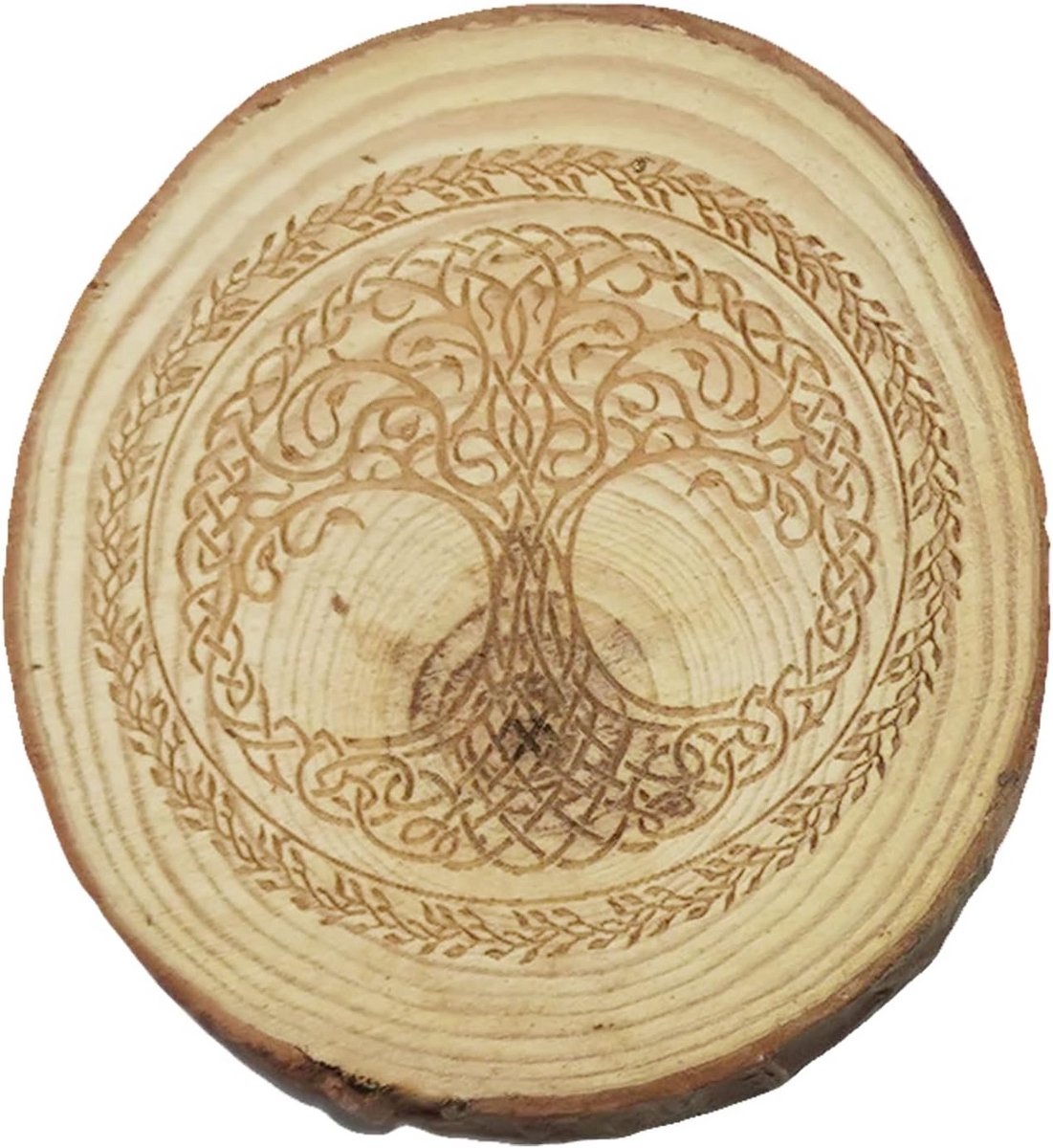 Levensboom Wanddecoratie - Houten Kristal Grid Board - Heilige Geometrie - Meditatie Chakra - Yoga Spirituele Muur Kunst - voor Altaar en Ritueel