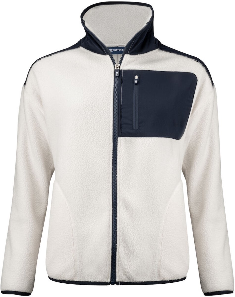 Cutter & Buck Cascade Sherpa Fleece Dames 351471 - Schelpwit - 34/XS