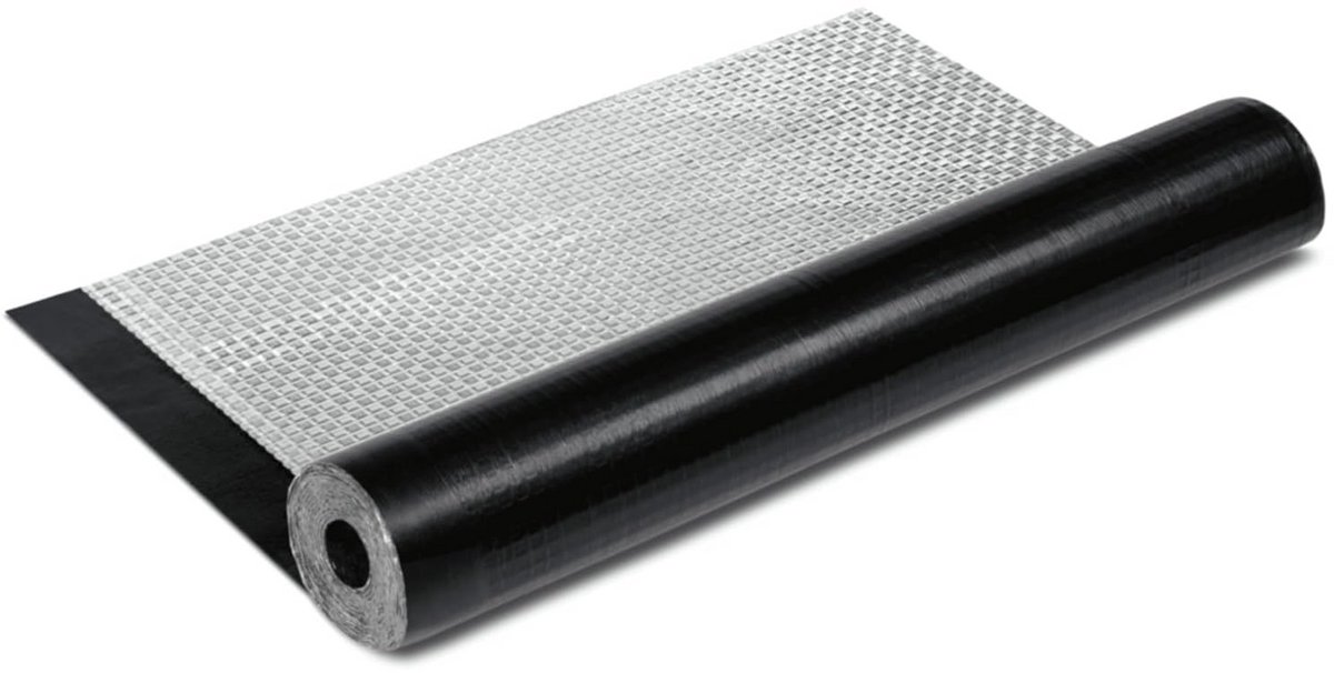 Aluminium Bitumen Afdekrol voor Dakreparatie en Waterdichting - 1 Meter Breed
