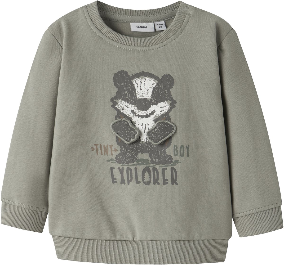GUPPY - GBMOSWIN LS SWEAT BRU Jongens Trui