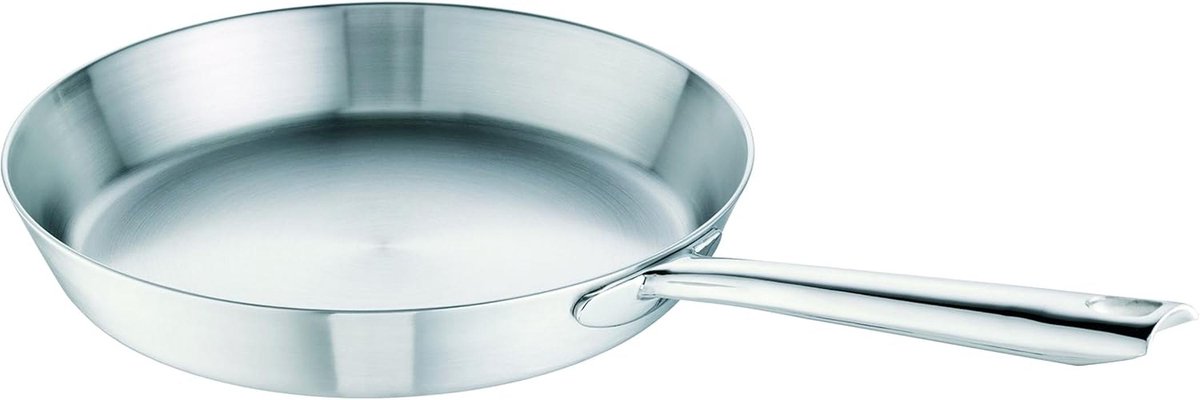 Koekenpan met antiaanbaklaag Geschikt voor Inductie Ø 28 cm Edelstaal Aluminium