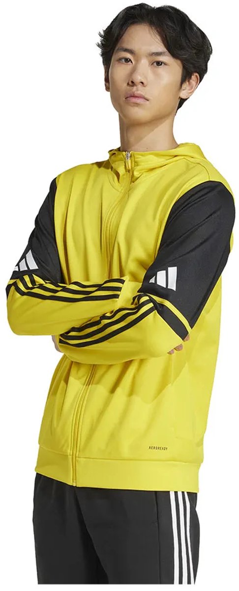 Adidas Squadra 25 Sweatshirt Met Rits Geel XL / Regular Man