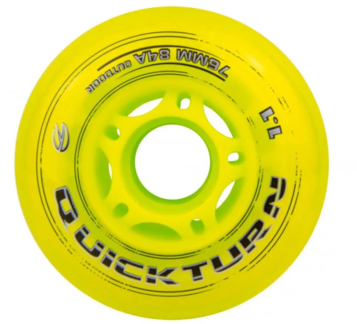 Graf Schaatswielen 4 Eenheden Geel 64 mm / 84A