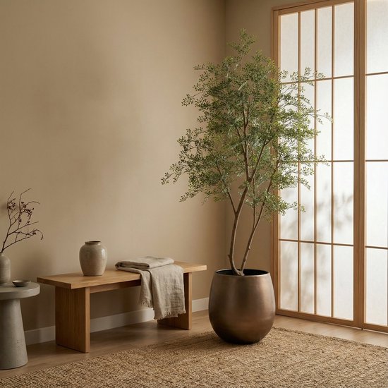 Florafy Kunstplant Cassia | 180cm - Plantes artificielles d'intérieur - Sans entretien