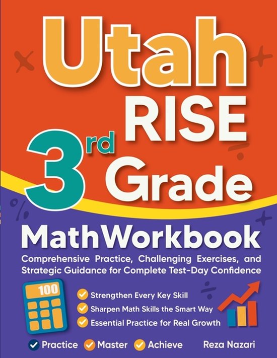 Utah RISE 3rd Grade Math Workbook - cover